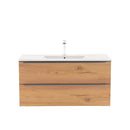 Vario Trim 100 alsó szekrény mosdóval antracit-tölgy