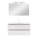 Vario Trim 100 komplett fürdőszoba bútor tölgy-fehér