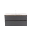 Vario Trim 100 alsó szekrény mosdóval tölgy-antracit