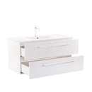 Vario Clam 100 komplett fürdőszoba bútor fehér-fehér