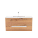 Vario Clam 100 alsó szekrény mosdóval fehér-tölgy