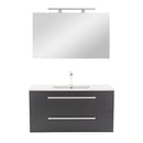 Vario Clam 100 komplett fürdőszoba bútor antracit-antracit