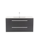 Vario Clam 100 alsó szekrény mosdóval antracit-antracit