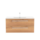 Vario Clam 100 alsó szekrény mosdóval antracit-tölgy