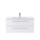 Vario Clam 100 alsó szekrény mosdóval tölgy-fehér