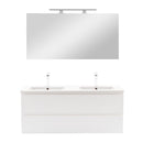 Vario Forte 120 komplett fürdőszoba bútor fehér-fehér