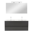 Vario Forte 120 komplett fürdőszoba bútor antracit-antracit