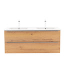 Vario Trim 120 alsó szekrény mosdóval fehér-tölgy