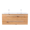 Vario Clam 120 alsó szekrény mosdóval antracit-tölgy