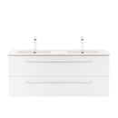 Vario Clam 120 alsó szekrény mosdóval tölgy-fehér