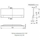 Wivea 120 Hosszú előlap