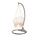 Cardenas függőfotel állvánnyal bézs-barna