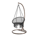 Cardenas függőfotel állvánnyal fekete-barna