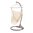 Puerto függőszék állvánnyal bézs-barna