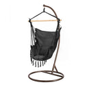 Puerto függőszék állvánnyal fekete-barna