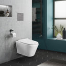 Ride fali, rimless WC