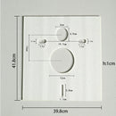 Zajszigetelő fali wc-hez és bidé-hez 39x42x1 cm