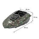 Etetőhajó X1 hátrakidobós terepmintás zöld