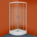 XENIA80 XENIA íves zuhanykabin, 80x80x195 cm méretben