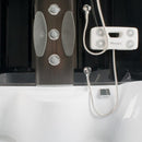 XL150 hidromasszázs kádkabin, 150x85x215 cm-es méretben