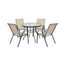 Tanger 4+1 kerti bútor garnitúra szett bézs