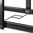 Canillo fémvázas üveg kerti asztal fekete