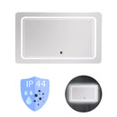 Vid tükör led világítással 100x60 cm