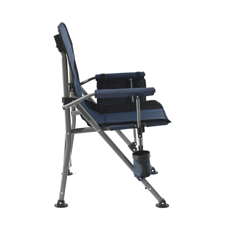 Leziter Comfort karfás horgász szék pohártartóval kék