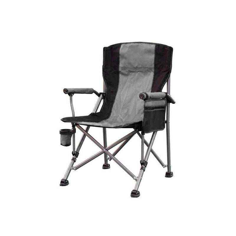 Leziter Comfort karfás horgász szék pohártartóval szürke