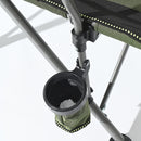 Leziter Comfort Plus karfás horgász szék pohártartóval zöld