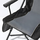 Leziter Premium fűthető karfás horgász szék pohártartóval szürke