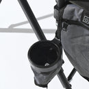 Leziter Premium fűthető karfás horgász szék pohártartóval szürke