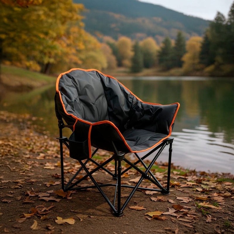 Leziter horgász fotel fekete