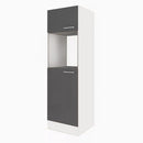 Yorki 60-as kamra szekrény fehér korpusz selyemfényű antracit fronttal