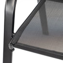 Lorca 4+1 kerti bútor garnitúra szett fekete