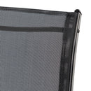 Lorca 4+1 kerti bútor garnitúra szett fekete