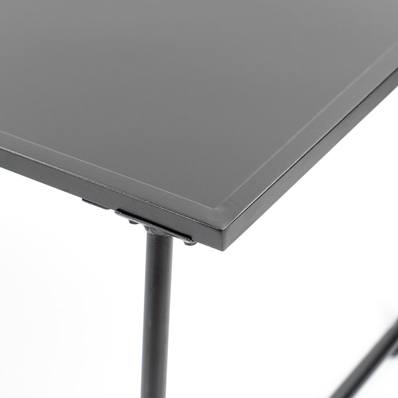 Lorca 4+1 kerti bútor garnitúra szett fekete