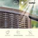 Napoli kerti szék barna