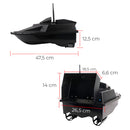 Etetőhajó Z1 GPS hátrakidobós fekete