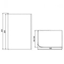 Zeta Walk-In zuhanykabin, 140x80-100x203 cm-es méretben