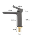 Sofia mosdó csaptelep szürke