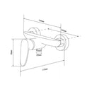 Colly zuhany csaptelep szürke