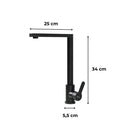 Valen mosogató csaptelep fekete