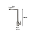 Valen mosogató csaptelep szálcsiszolt