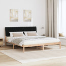 vidaXL Ágykeret Kárpitozott Fejtámlával fejtámlával Barna 180 x 200 cm