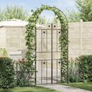 vidaXL Kerti Ív Egyszínű Fekete 115 x 37 x 226 cm