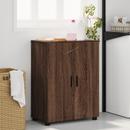 vidaXL Fürdőszoba Székény Barna Tölgy 60 x 35 x 80 cm Faanyag & Fém