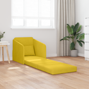 vidaXL Kanapéágy Sárga 65 x 80 x 83 cm Bársony