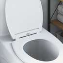 vidaXL WC ülőke Fehér 45,5 x 37,5 x 3,8 cm Duroplast