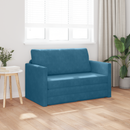 vidaXL Kanapéágy Kék 124 x 71 x 78 cm Bársony
